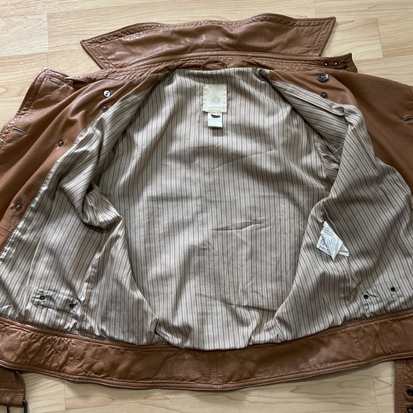 Diesel Leather Biker Jacket Women’s M - Picture 9 of 15